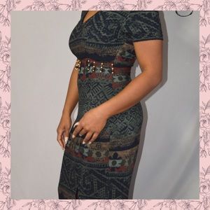 Vintage Multi-Print Maxi